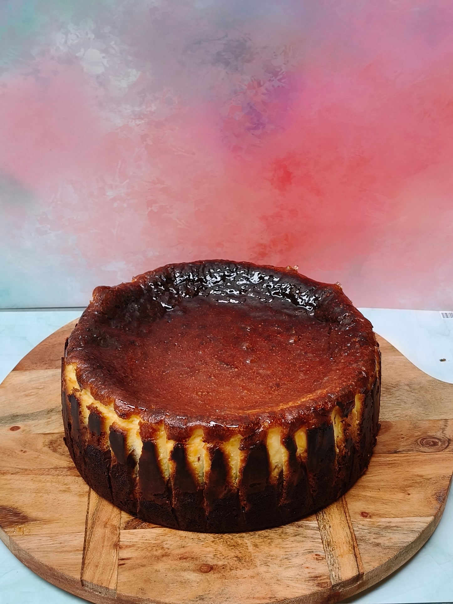 BROWNIE BASQUE CHEESECAKE