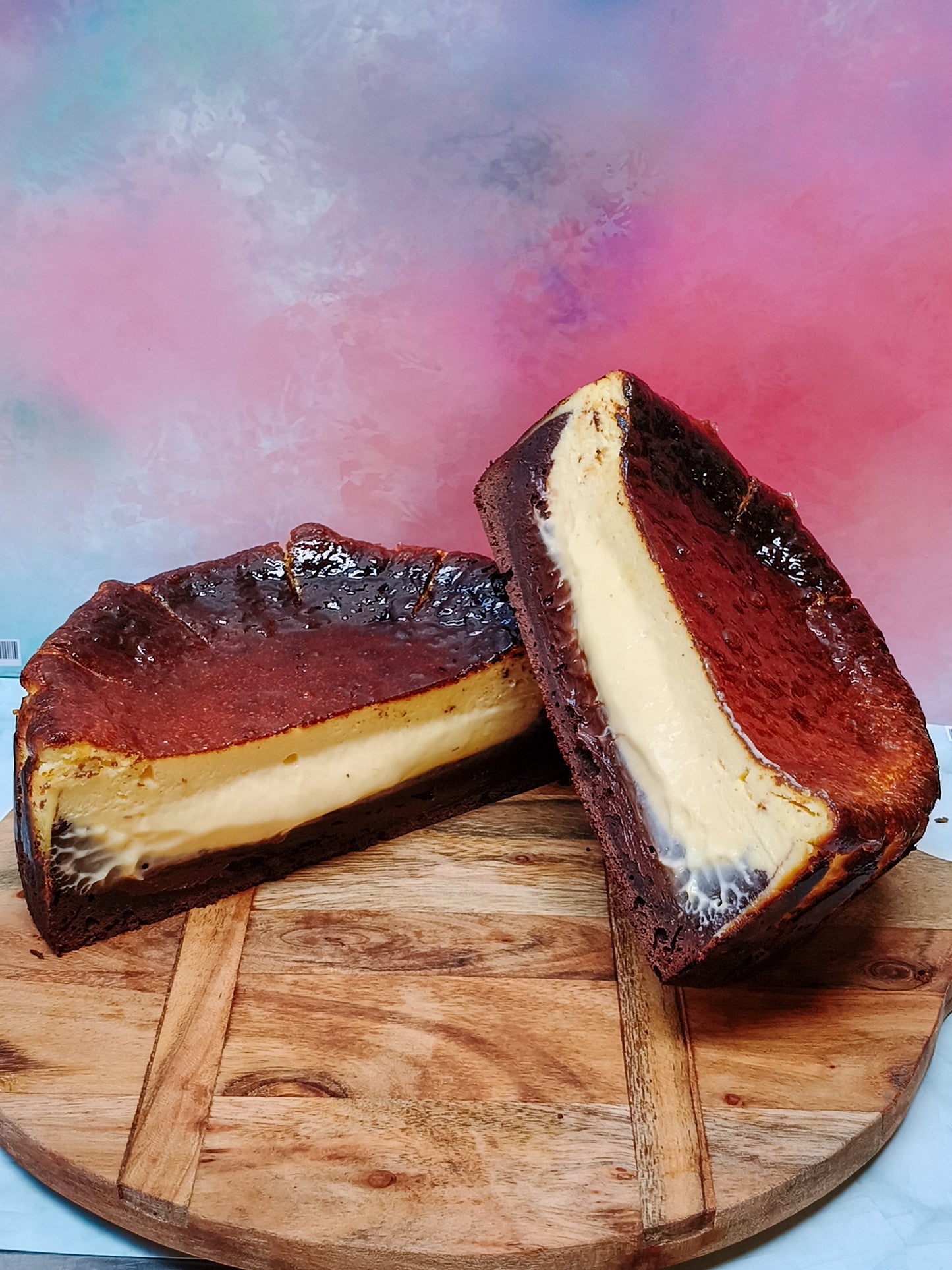 BROWNIE BASQUE CHEESECAKE