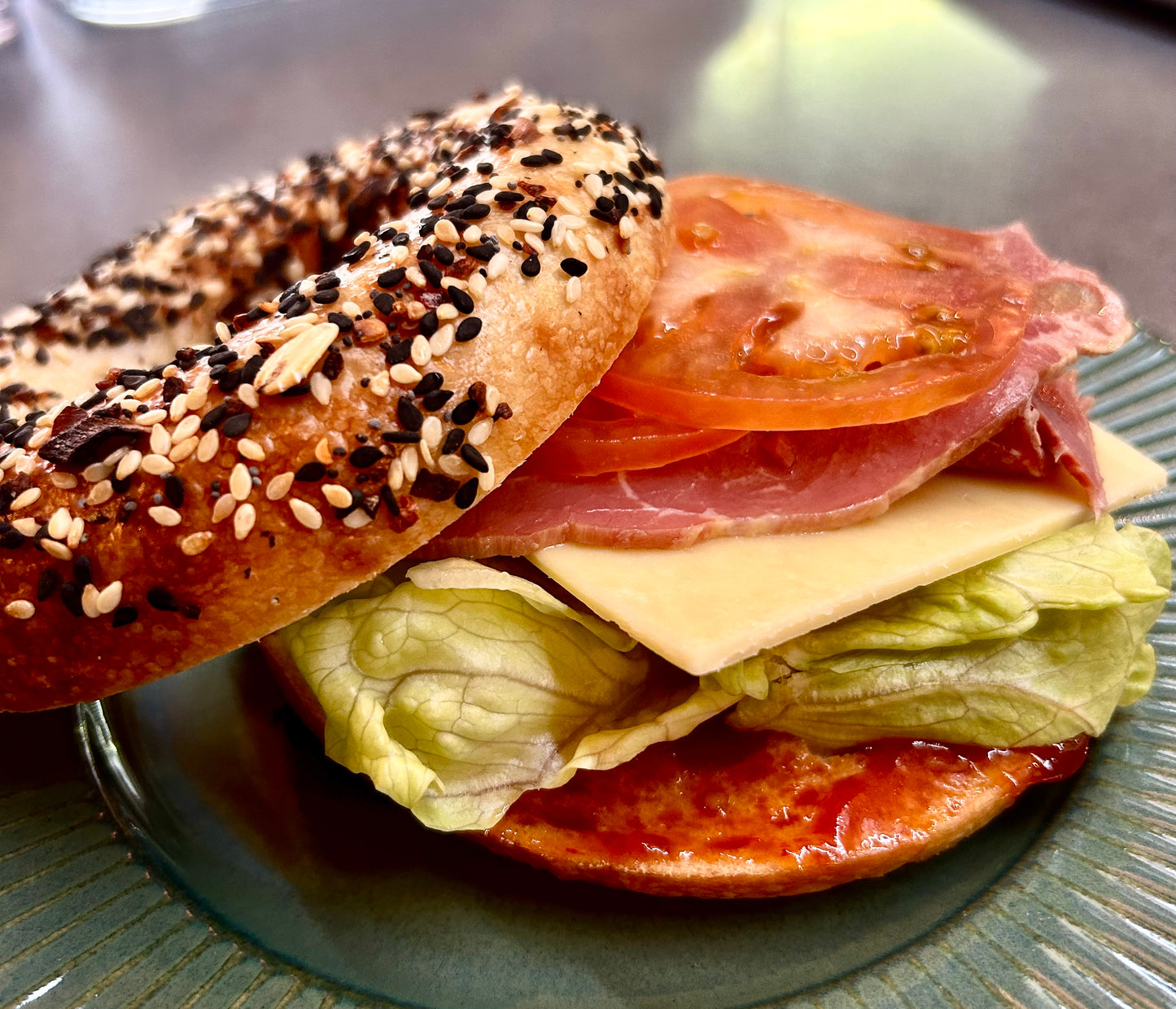 Corned beef, with cheddar cheese