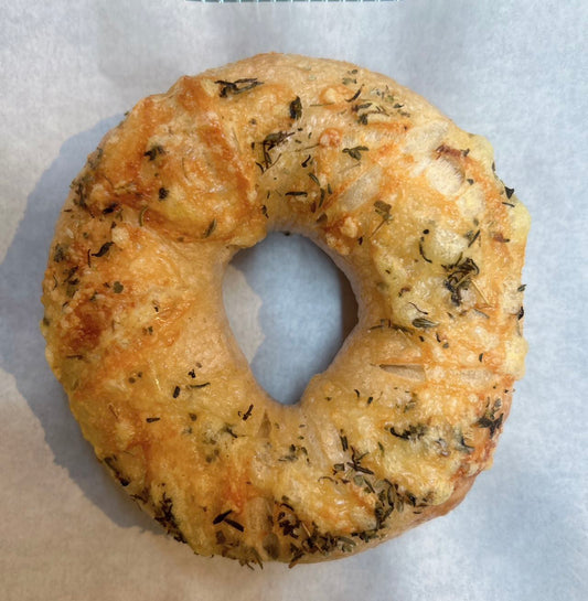 ITALIAN HERBS AND CHEESE BAGEL