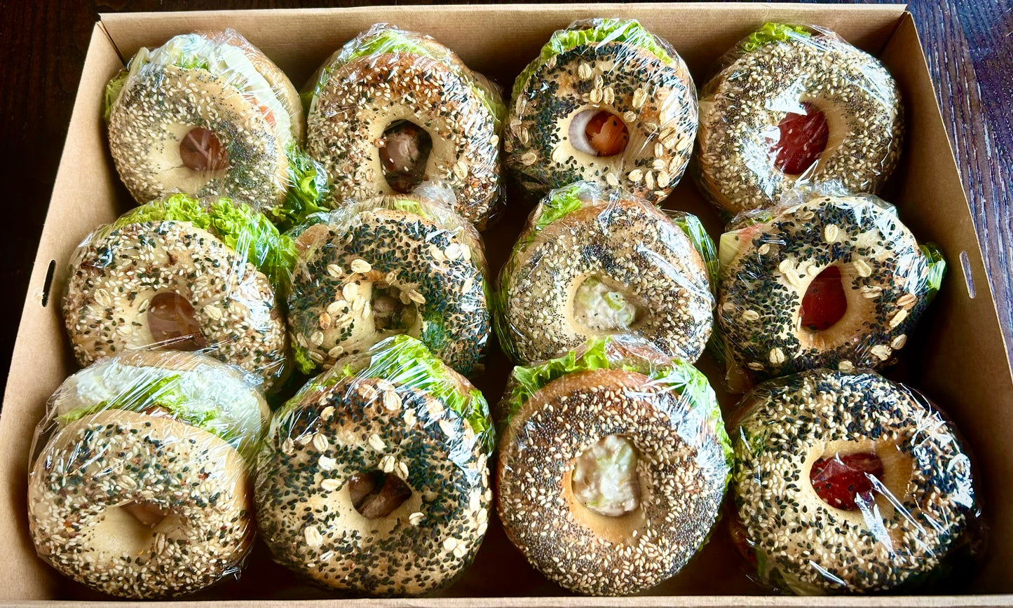 Bagel sandwiches box