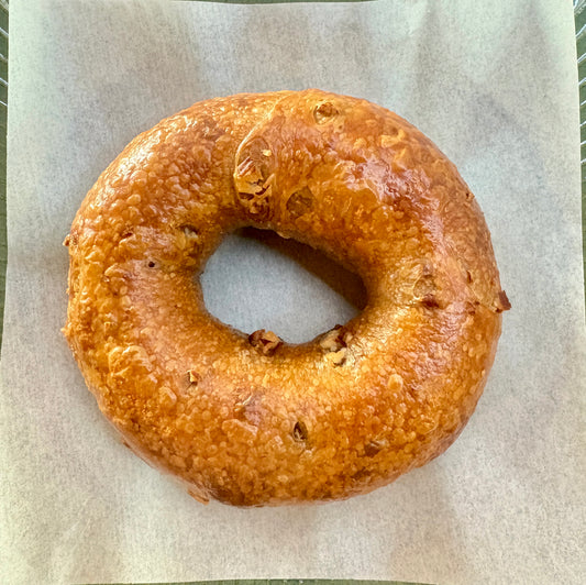 coffee pecan bagel